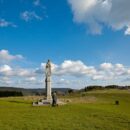 Statue of Our Lady of Penrhys, Rhondda Valley, South Wales.